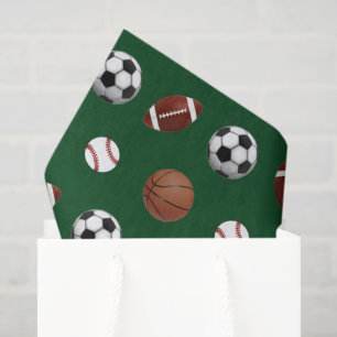 Sportthema Seidenpapier