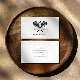 Sporttrainer auf dem Rasen Visitenkarte