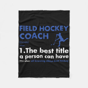 Sporttrainer-Definition Feldhockey Fleecedecke