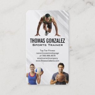 Sporttrainer   Fitness   Gesundheitsexperten Terminkarte