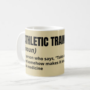 Sporttrainer-Tasse mit Funny Definition Kaffeetasse