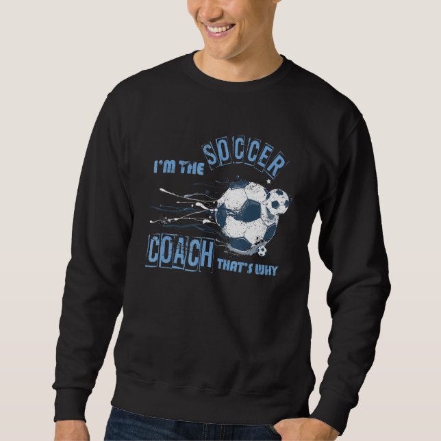 Sporttrainer Trainer Trainer Fußball-Coach Sweatshirt (Vorderseite)