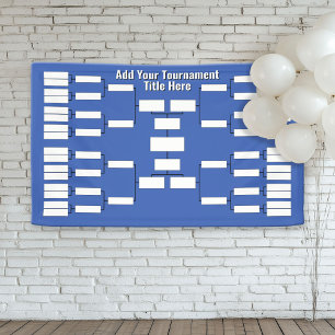 Sportturnier - 32 Teams - Blau Banner