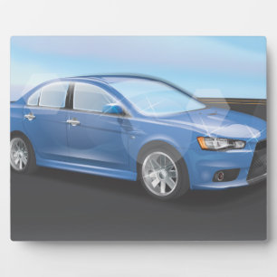 Sportwagen Fotoplatte