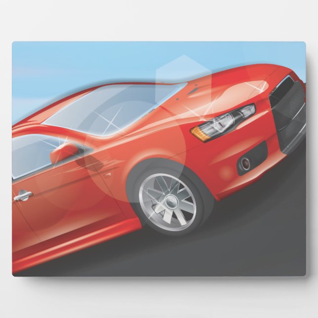 Sportwagen Fotoplatte (Vorderseite)