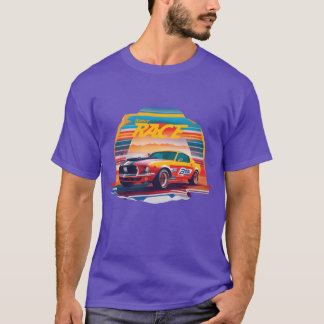 Sportwagen Freundin Mädchen T-Shirt