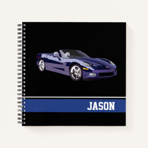 Sportwagen Notizbuch