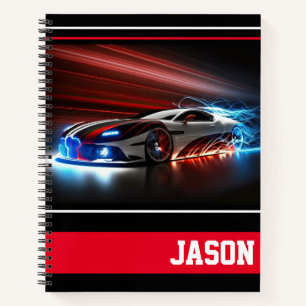 Sportwagen Notizbuch