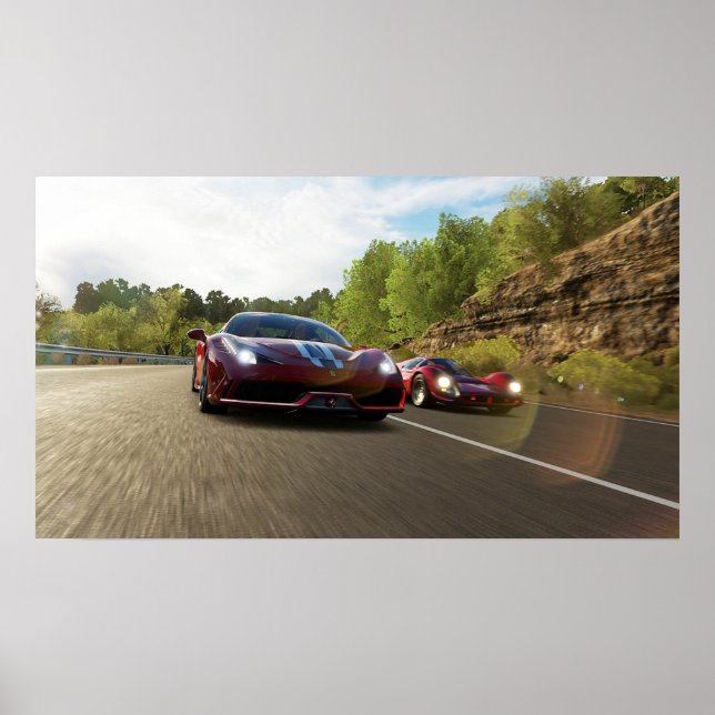 Sportwagen Poster (Vorne)