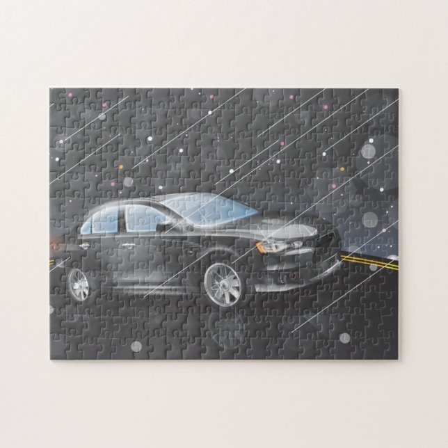 Sportwagen Puzzle (Horizontal)