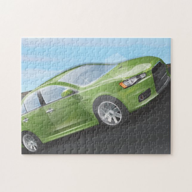 Sportwagen Puzzle (Horizontal)