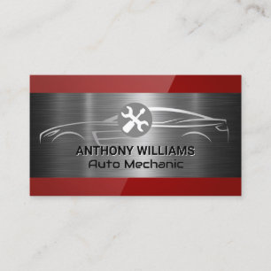 Sportwagen   Schraubendreher Visitenkarte