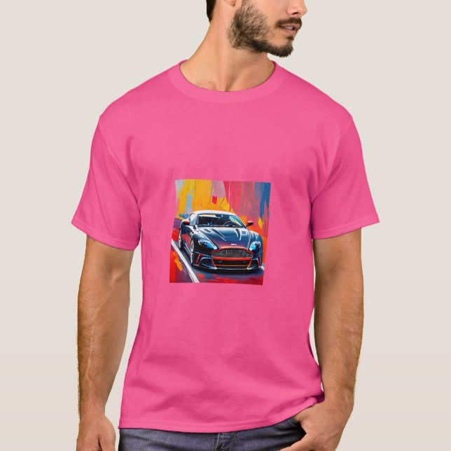 Sportwagen T-Shirt (Vorderseite)