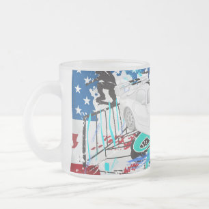 Sportwagen - USA Mattglastasse