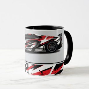 Sportwagen Zwei-Tone-Kaffee-Tasse Tasse