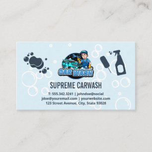 Sportwagenwasch- und Reinigungswerkzeuge   PKW-Pfl Visitenkarte