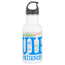 Sportwasserflasche, Wordart_Cloud_Serenity_2.pnng