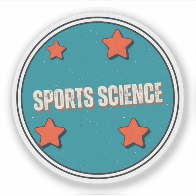 Sportwissenschaft Aufkleber (Vorderseite)