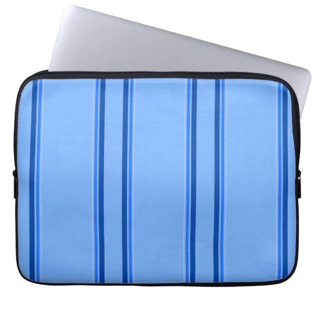 Sporty Blue Laptopschutzhülle (Vorderseite)