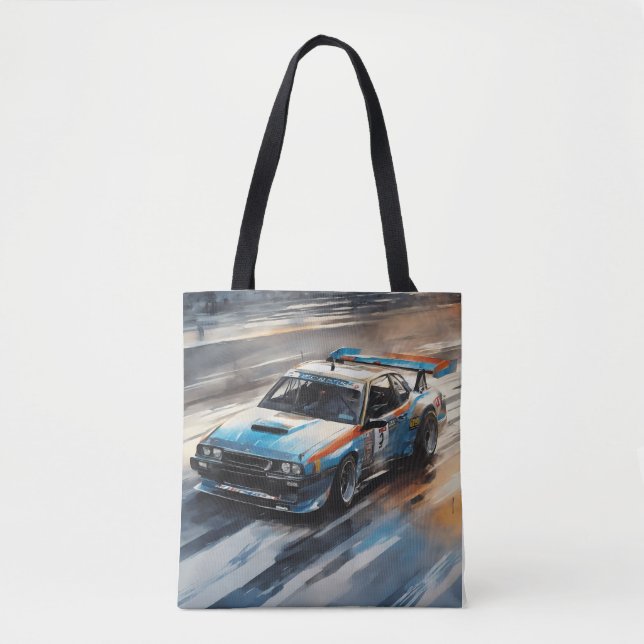 Sporty Blue Racing Auto (Vorderseite)