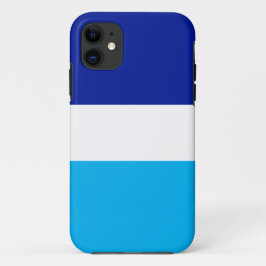Sporty Bright Sky Blue Navy White Nautical Strips Case-Mate iPhone Hülle