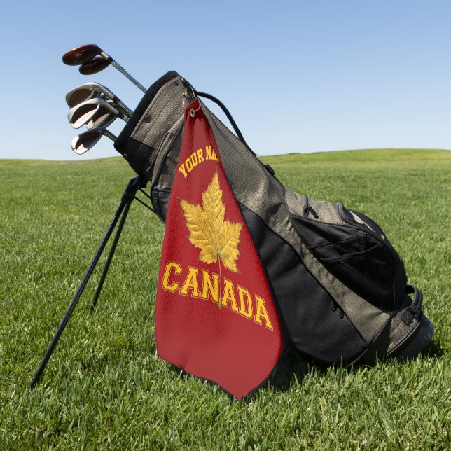 Sporty Canada Golf Handtuch Kanada Golf Handtücher (Gras)