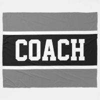 Sporty COACH Bold Black Athletic Stripes