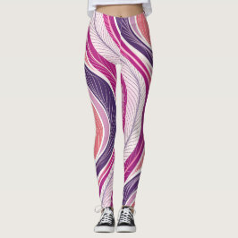 Sporty Feminine Seamless Pattern for Leggings and
