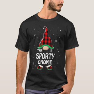 Sporty Gnome Buffalo Kariert Matching Family Chris T-Shirt