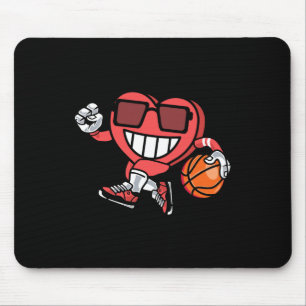Sporty Heart Valentinstag Sketll Liebes Score Adu Mousepad