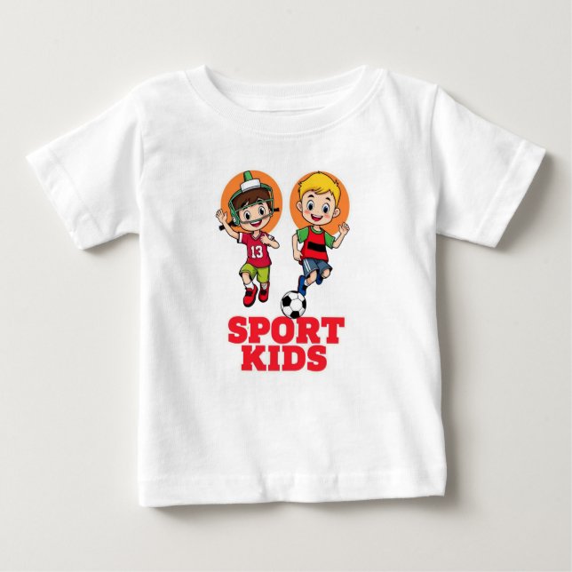 Sporty Kids Fun! Baby T-shirt (Vorderseite)