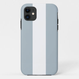Sporty Light Slate Blue Gray White Racing Streifen Case-Mate iPhone Hülle