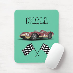 Sporty Race Car Personalisiert Mousepad