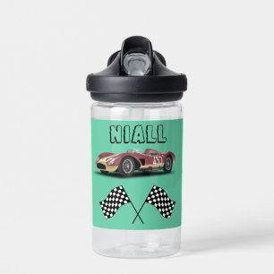Sporty Race Car Trinkflasche