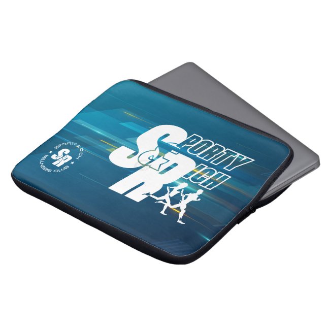 Sporty & Rich | 13" Laptop-Siebtasche Laptopschutzhülle (Vorne Oben)