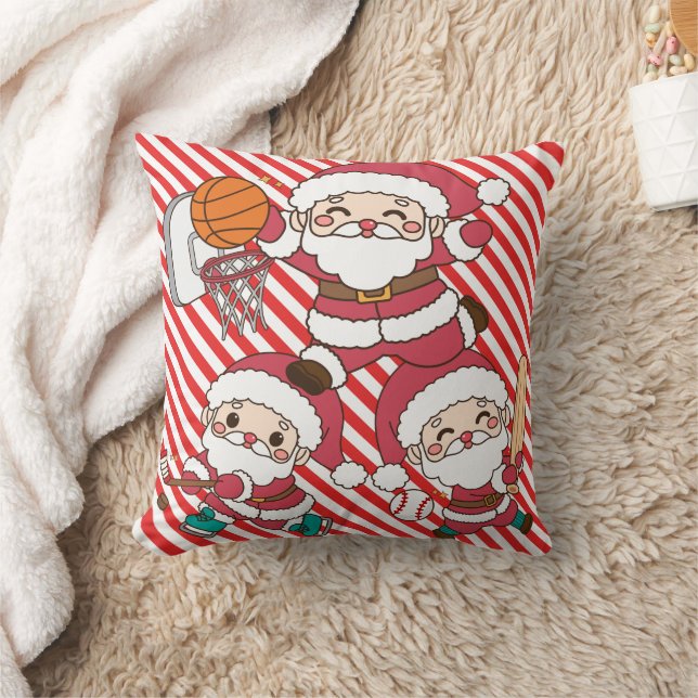 Sporty Santa Kissen (Decke)