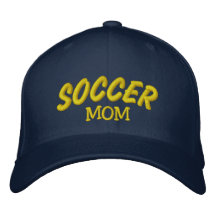 Sporty Soccer Mama bestickte Baseball Cap