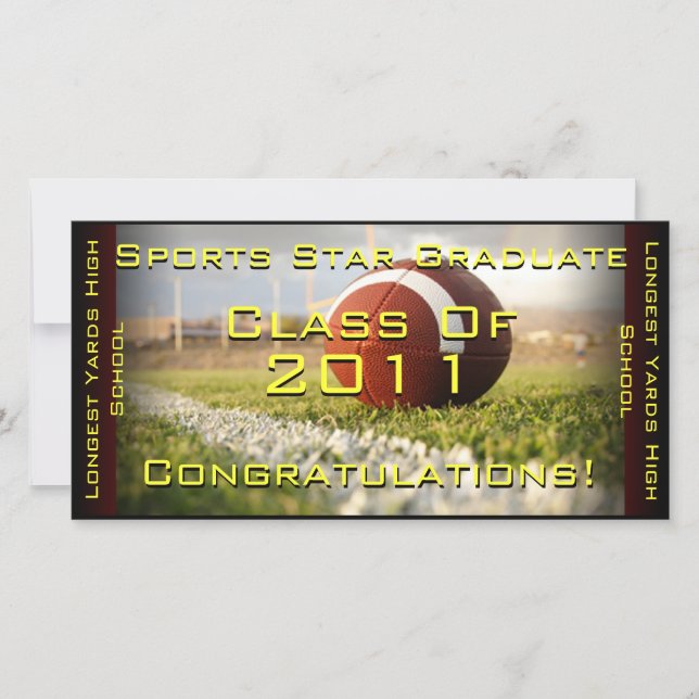 Sportzentrum (Fußball) - Abschluss-Karte Ankündigung (Vorderseite)