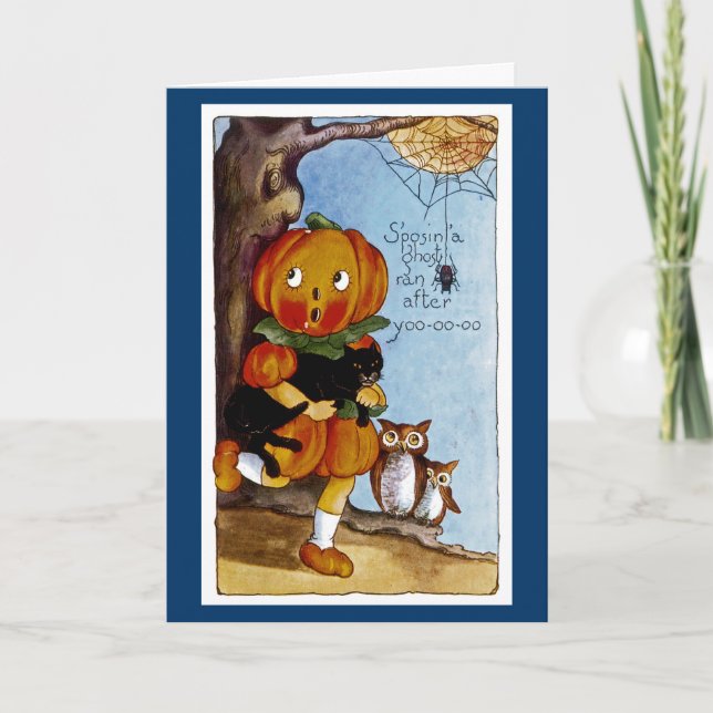 S'posin' ein Ghost lief nach Yoo-oo-oo! Karte (Vorderseite)