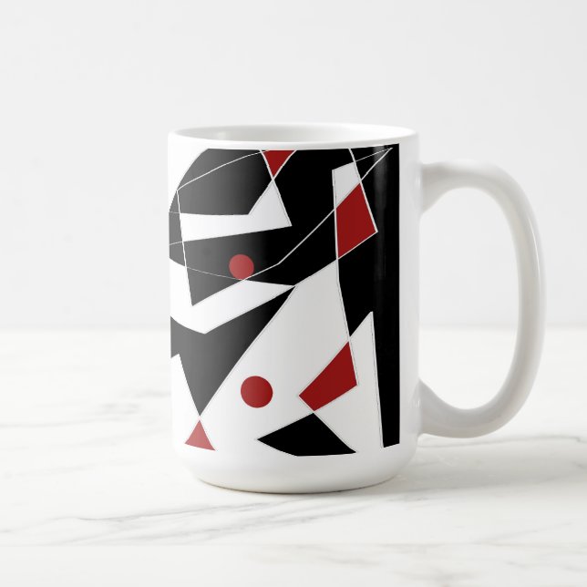 Spot die roten Bälle Kaffeetasse (Rechts)