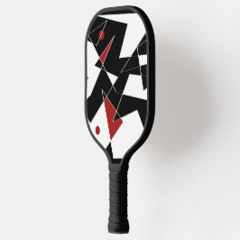 Spot die roten Bälle Pickleball Schläger