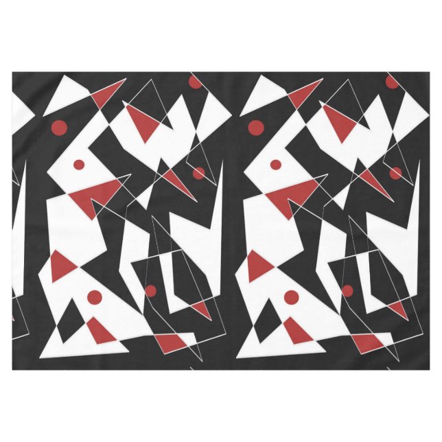 Spot die roten Bälle Tischdecke (Vorderseite (Horizontal))