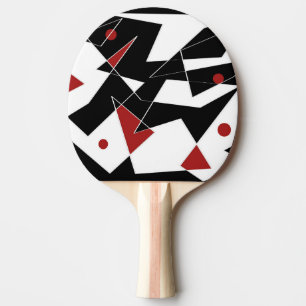 Spot die roten Bälle Tischtennis Schläger