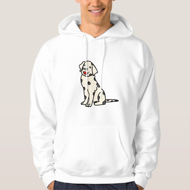 Spot on Happy Dalmatiner Illustration Hoodie (Vorderseite)
