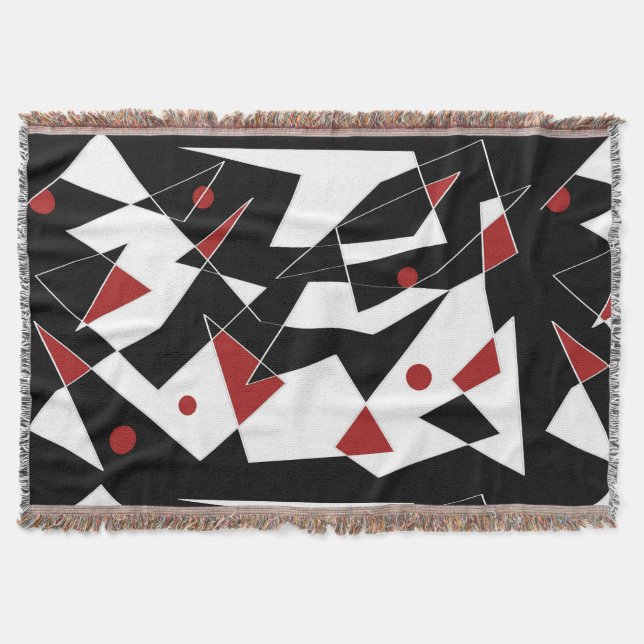 Spot the Red Balls Throw Blanket Decke (Vorderseite)