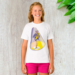 Spotlight auf einem T - Shirt für Musiker