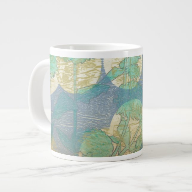 Spotlight Floral I Jumbo-Tasse (Vorderseite Links)