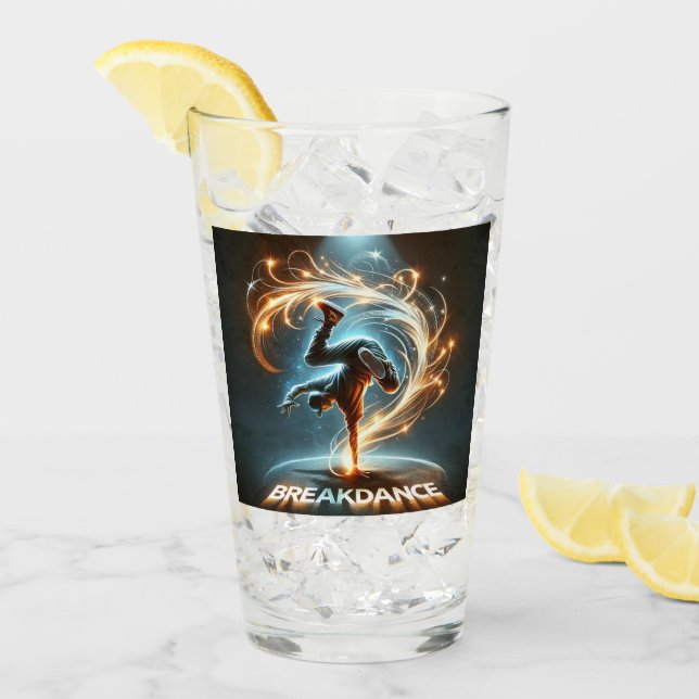 "Spotlight Groove" - ​ ​ im Rampenlicht tanzen! Glas (Vorderseite Ice)