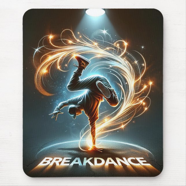 "Spotlight Groove" - ​ ​ im Rampenlicht tanzen! Mousepad (Vorne)
