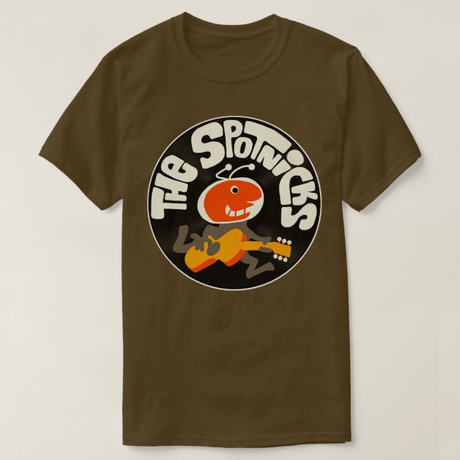Spotnicks 60er Schwedischer Instrumental Rock T-Shirt (Design vorne)